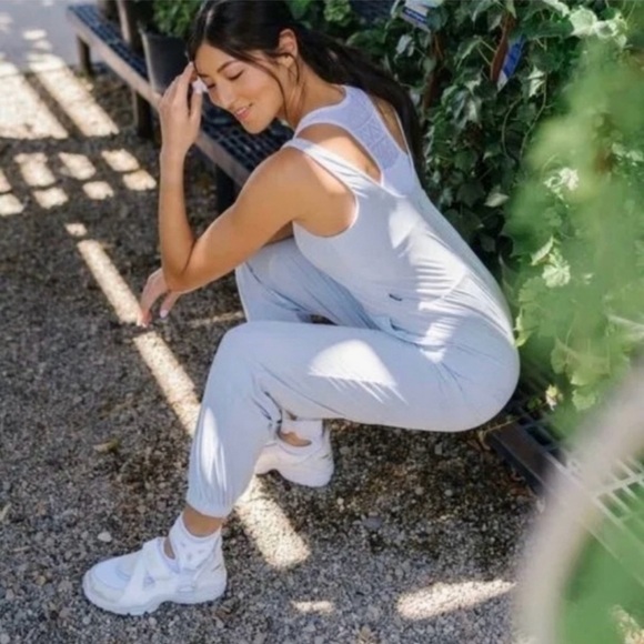 NWT ZYIA Active Women's Hermosa Jumpsuit Romper in Pacific Blue Size Extra Small - Picture 6 of 16